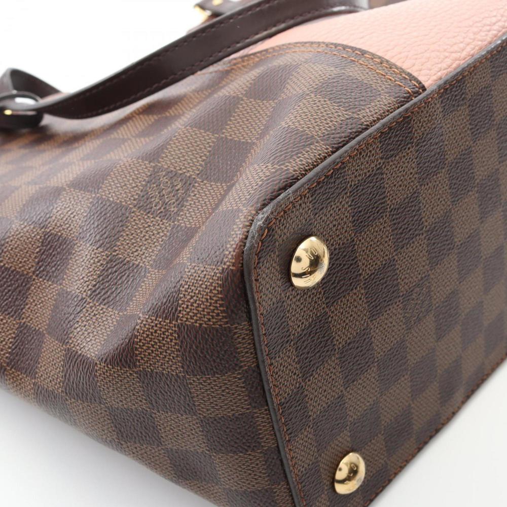 Louis Vuitton Jersey Tote Bag, Coated Canvas, Leather, Damier, Women's, Brown... - Picture 7 of 9